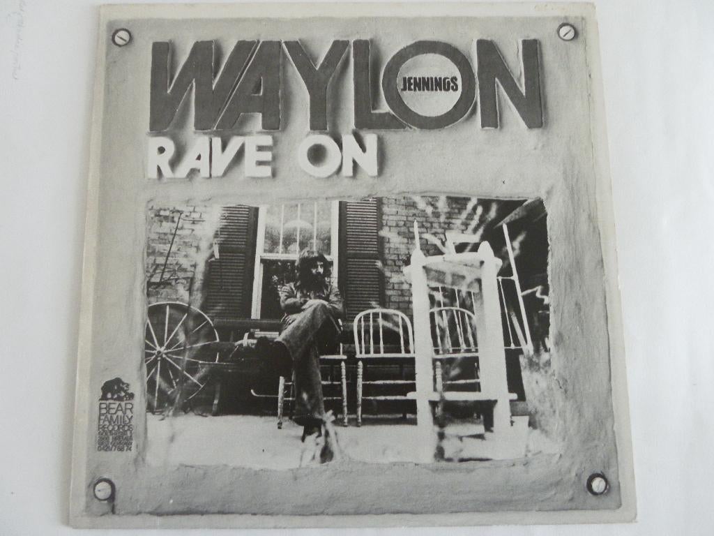 LP Waylon Jennings - Rave On, Ophalen of Verzenden, 1970 - 1979, Gebruikt, 12 inch