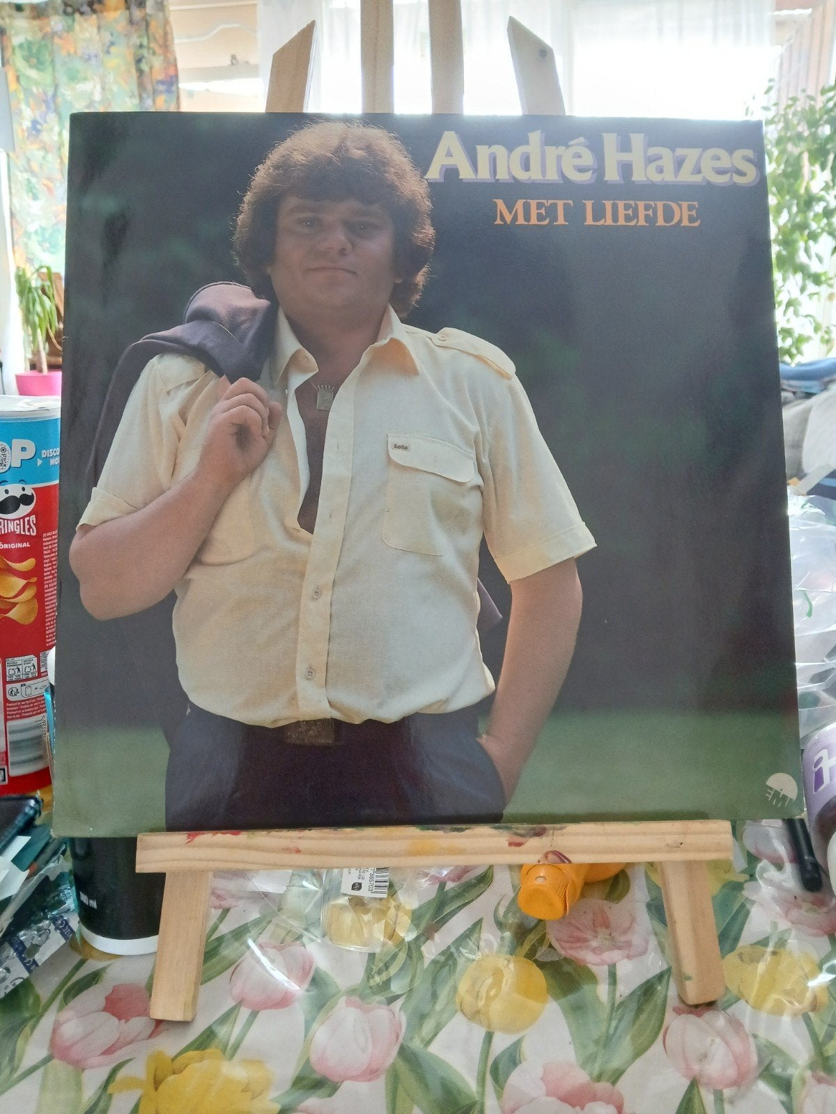 André Hazes - Met Liefde LP (Pop, Levenslied), Cd's en Dvd's, Vinyl | Nederlandstalig, LP, Gebruikt, Ophalen of Verzenden, Pop
