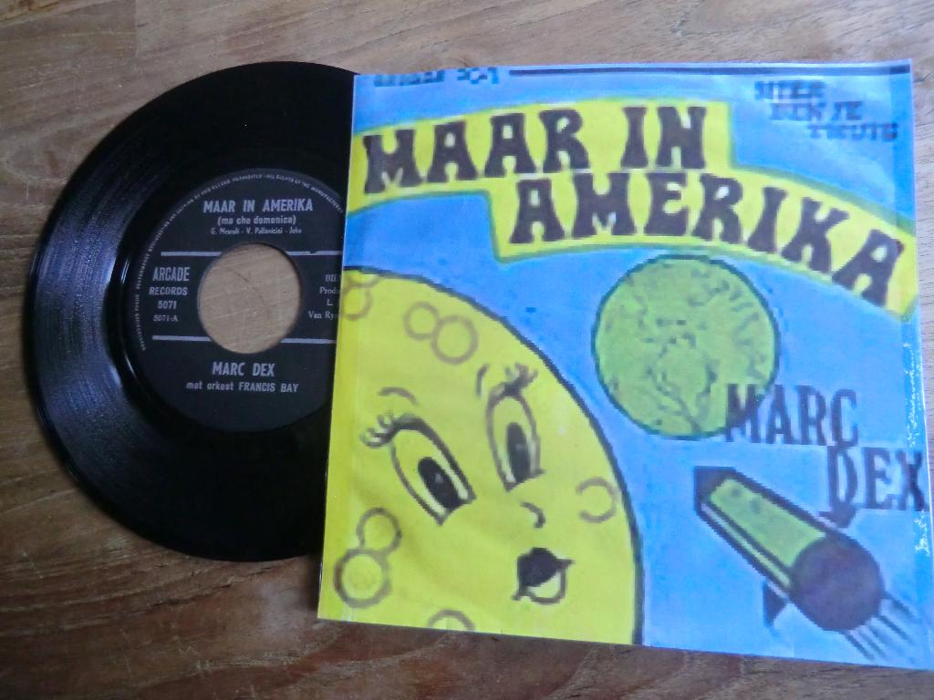 marc dex   maar in amerika, Ophalen of Verzenden, Gebruikt, 7 inch, Levenslied of Smartlap