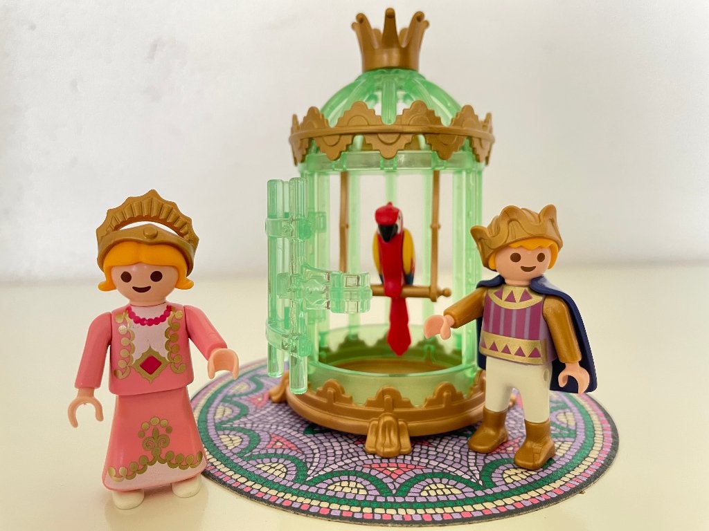 Playmobil 3032 Koninklijke Kinderen met Papegaaienkooi, Complete set, Ophalen of Verzenden, Zo goed als nieuw, Princess