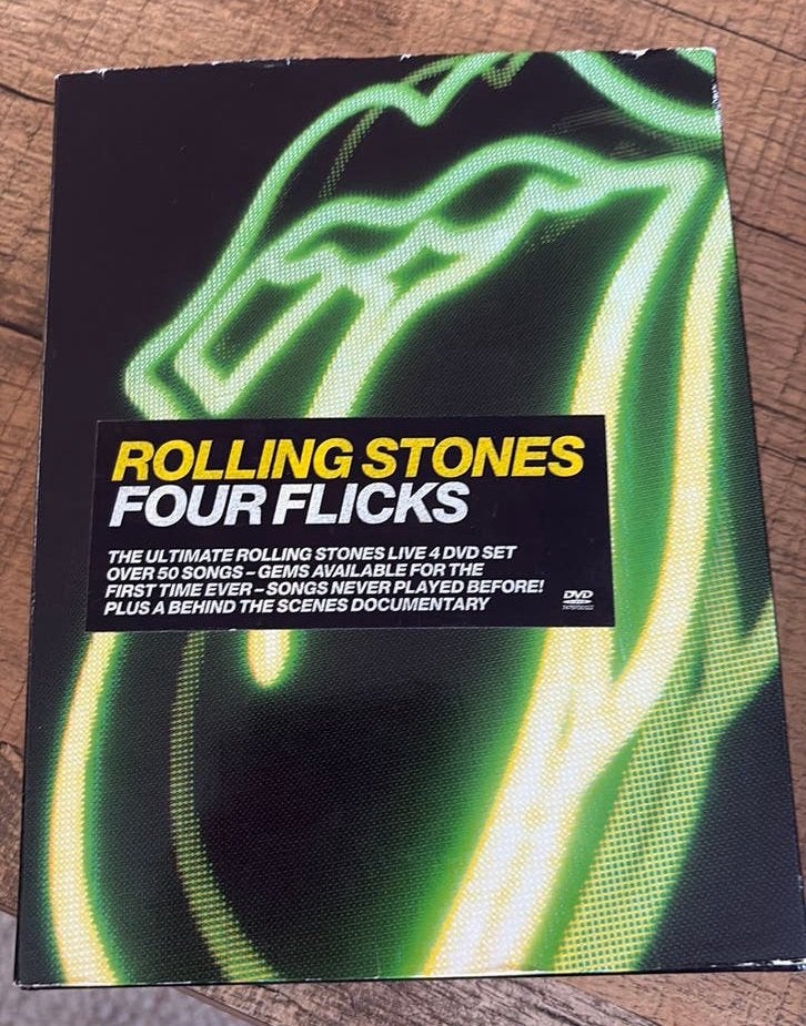 Rolling Stones, Four Flicks, 4 dvd box, 2003, Cd's en Dvd's, Dvd's | Muziek en Concerten, Alle leeftijden, Ophalen of Verzenden
