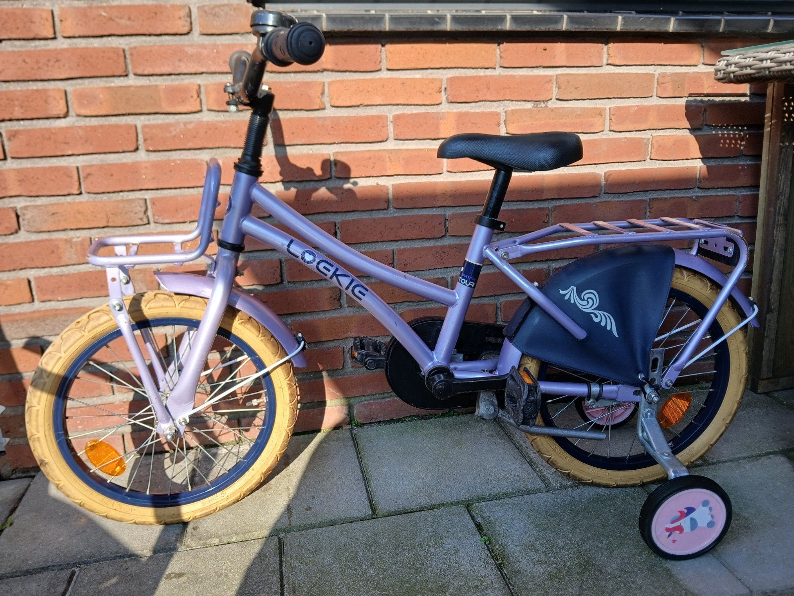 Loekie country tour 16 inch, Fietsen en Brommers, Fietsen | Kinderfietsjes, Ophalen, Terugtraprem, Zijwieltjes, Loekie