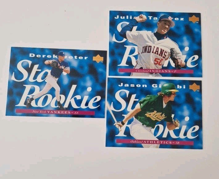 Star Rookie Honkbal cards Derek Jeter Julian Tavarez Ja, Ophalen of Verzenden, Zo goed als nieuw, Buitenlandse clubs, Spelerskaart