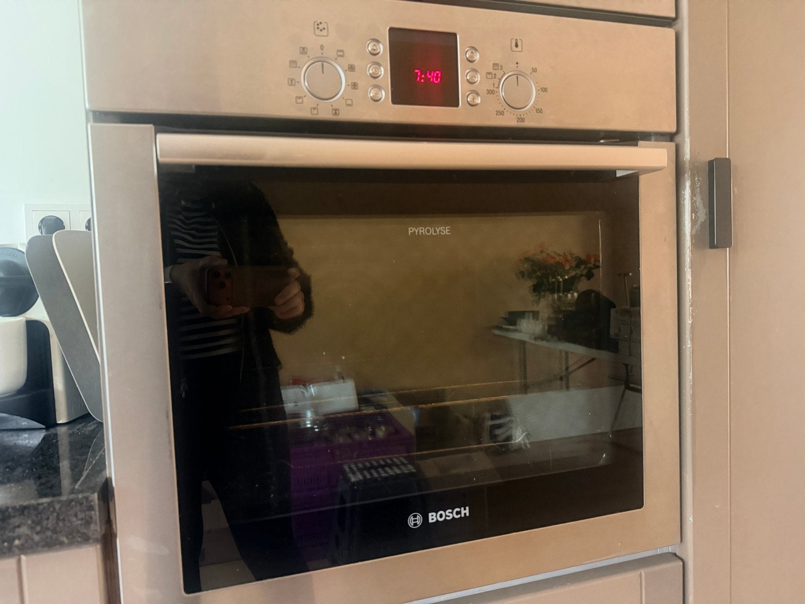 Bosch Inbouw Oven met Pyrolyse - Gebruikt, Witgoed en Apparatuur, Ovens, Ophalen, Gebruikt, Oven, Hete lucht