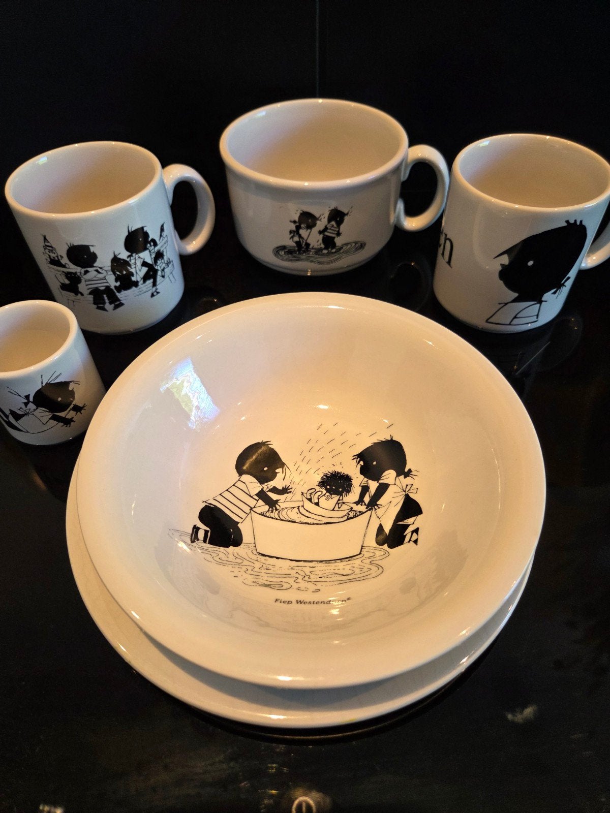 Fiep Westendorp servies - Jip en Janneke, Ophalen of Verzenden, Zo goed als nieuw, Bord(en), Overige stijlen