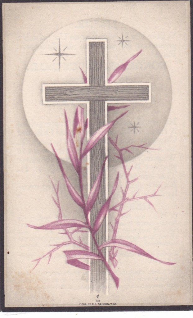 Priester J. J. GELISSEN  1883-1953, Verzamelen, Verzenden, Bidprentje