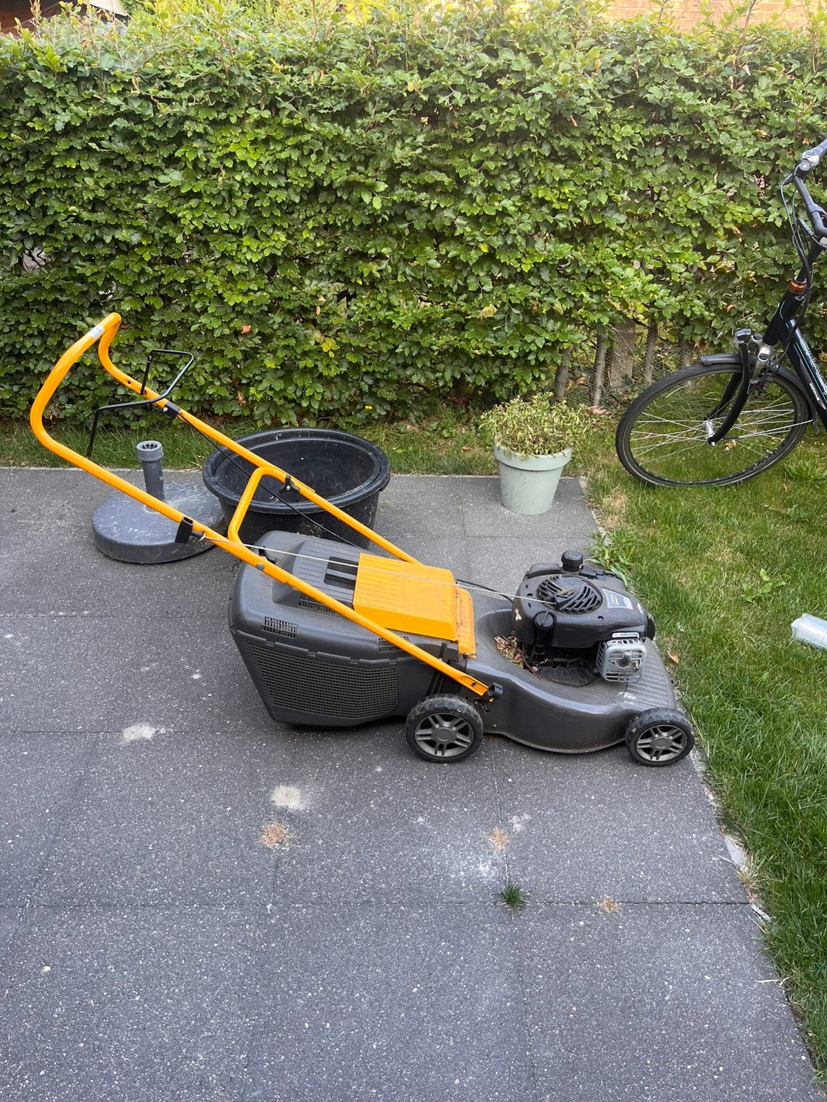 Stiga Collector B Benzine maaier!, Ophalen, Gebruikt, 40 t/m 49 cm, Opvangbak