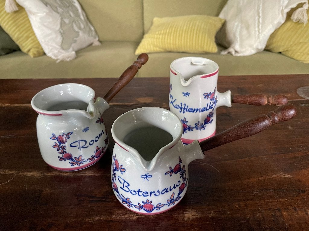 Zenith kannetjes, room, botersaus, koffiemelk, Ophalen of Verzenden