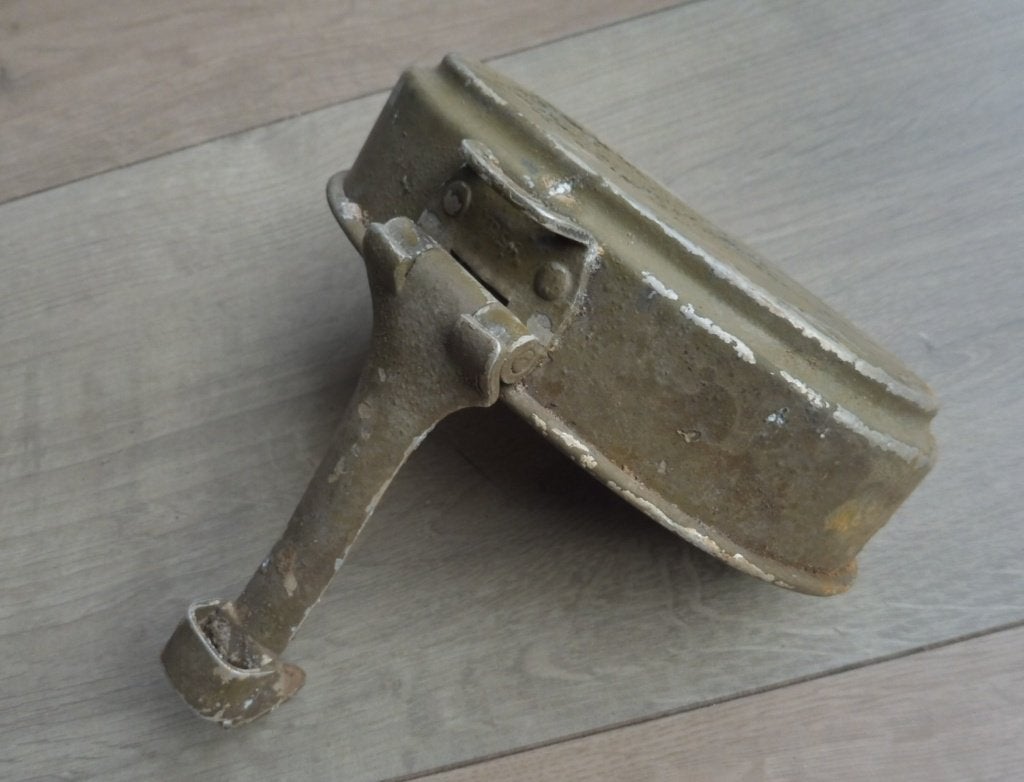 WO2 Duitse Wehrmacht Eetblik Deksel. Mooie bodemvondst., Verzamelen, Verzenden, Landmacht, Duitsland, Hulzen of Bodemvondsten