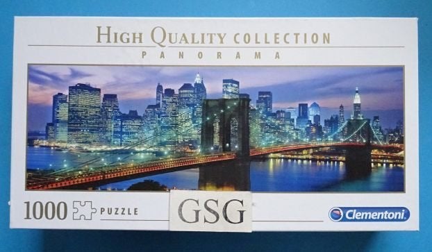 New York Brooklyn Bridge 1000 st nr. 39434, Ophalen, 500 t/m 1500 stukjes, Zo goed als nieuw