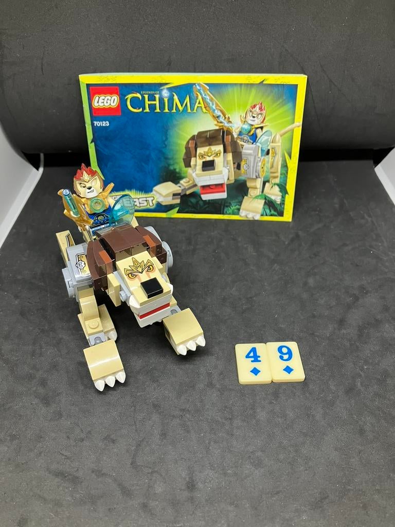 Lego set CHIMA 70123 compleet met boekje. (49), Compleet, Gebruikt, Overige thema's, Lego