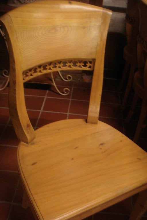 6 nieuwe handgemaakte grenen stoelen flamant Italia, Ophalen, Nieuw, Landelijk, Vijf, Zes of meer stoelen
