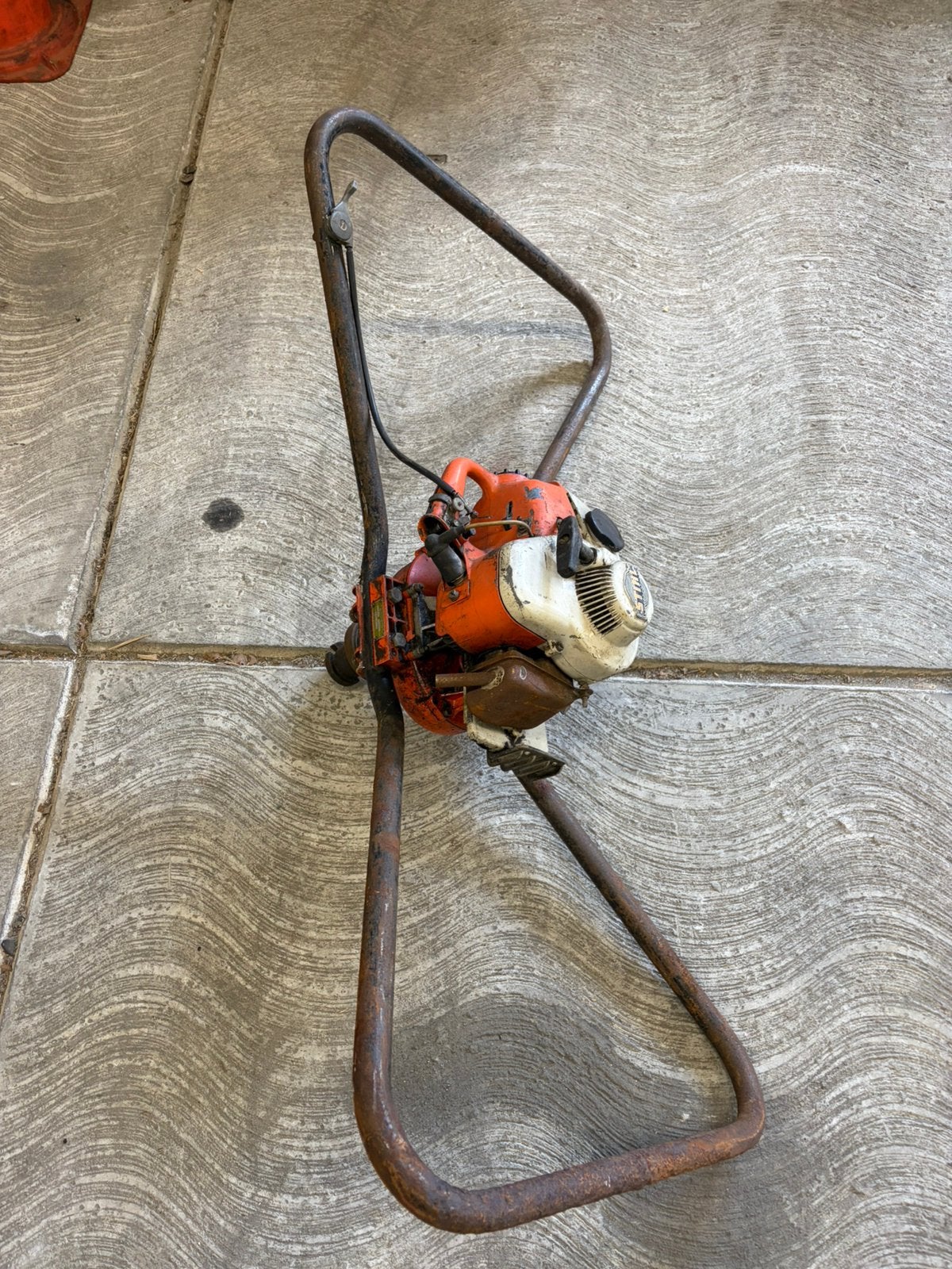 Stihl grondboor, Ophalen, Gebruikt, Grondboor
