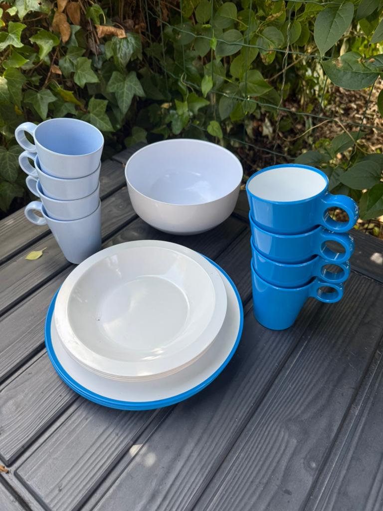 17 delige mepal rosti camping servies, Ophalen of Verzenden, Zo goed als nieuw