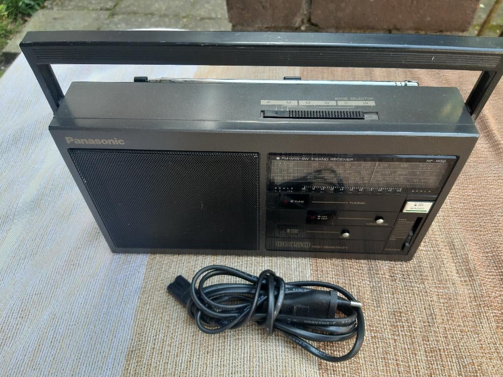 Draagbare Vintage Panasonic GX50 Model RF-1650L Portable, Audio, Tv en Foto, Radio's, Ophalen, Gebruikt, Transistorradio
