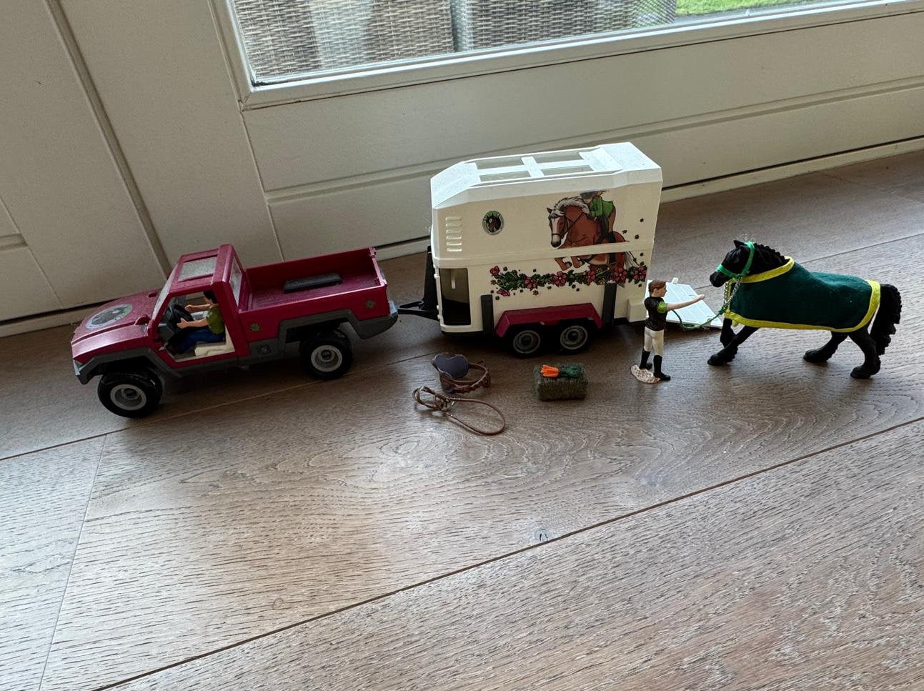 Schleich trailer 42346, Ophalen, Gebruikt