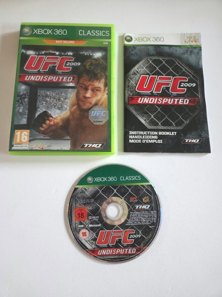 Xbox 360 - UFC Undisputed 2009 - 11461, Vechten, 2 spelers, Ophalen of Verzenden, Zo goed als nieuw