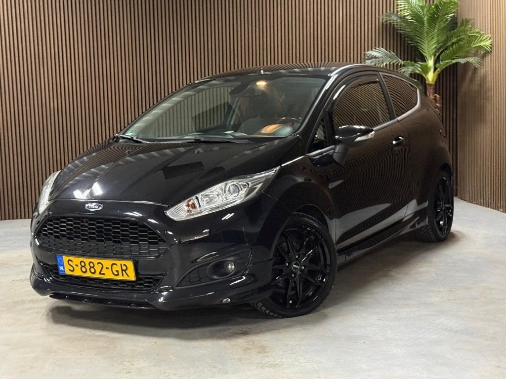Ford Fiesta 1.0 EcoB. Sport (bj 2015), 125 pk, Euro 6, Zwart, Bedrijf