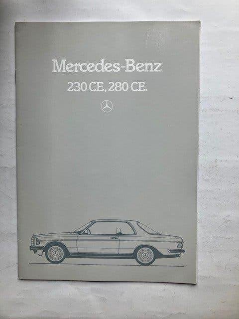 Mercedes-Benz 230 CE, 280 CE brochure   (NL, 1982), Algemeen, Ophalen of Verzenden, Zo goed als nieuw, Mercedes-Benz