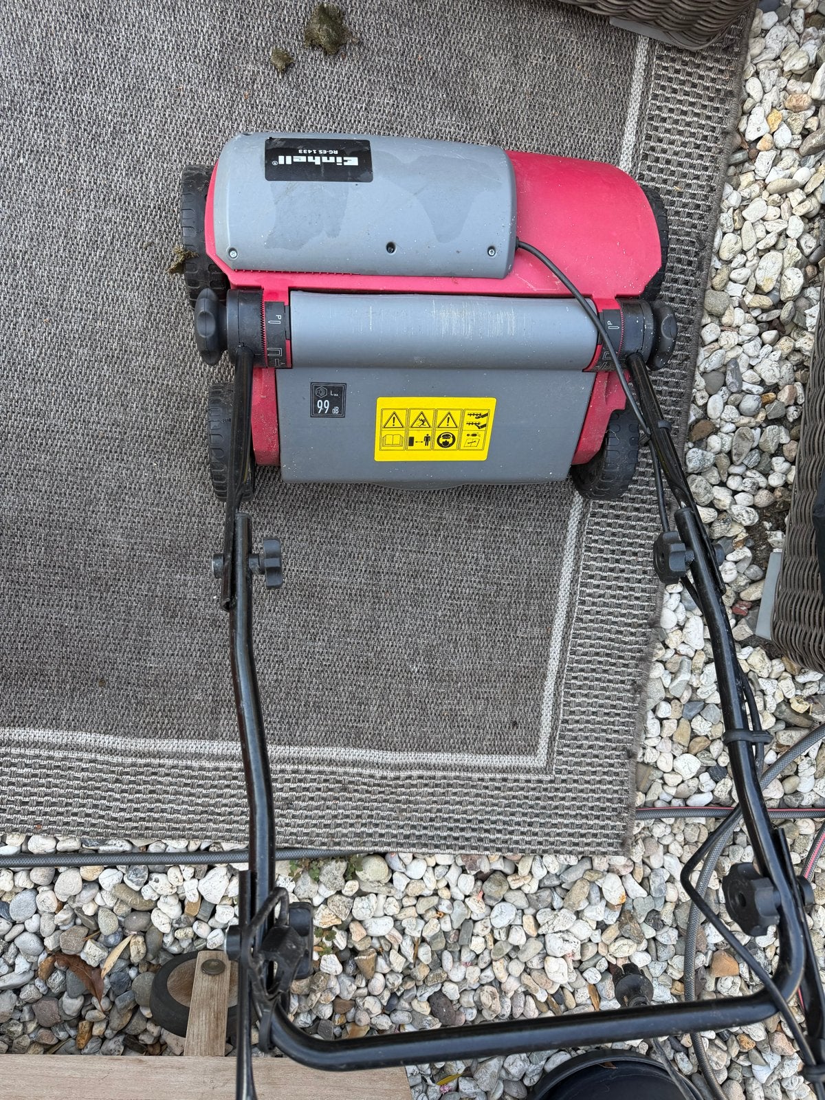 Einhell RG-ES 1433 Verticuteermachine goed onderhouden, Tuin en Terras, Verticuteermachines, Ophalen, Gebruikt, Elektrisch