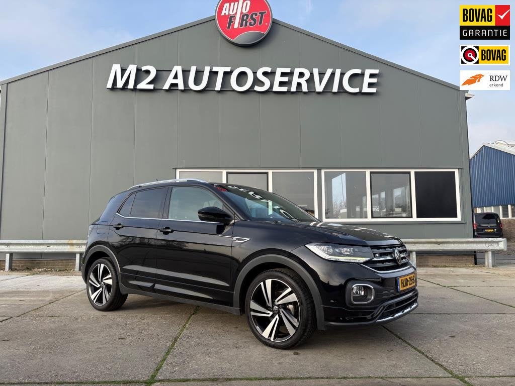 Volkswagen T-CROSS 1.0 TSI R-Line, Auto's, Volkswagen, T-Cross, Gebruikt, Euro 6, Zwart