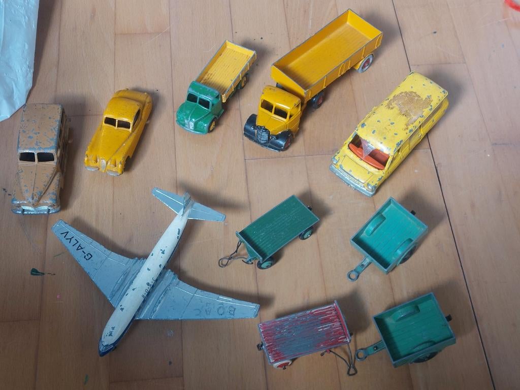 Dinky toys jaguar comet aanhangers en meer, Ophalen of Verzenden