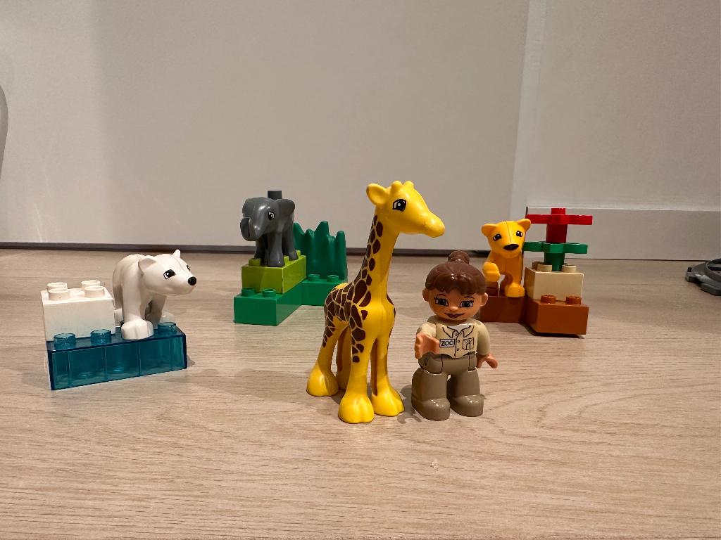 Lego Duplo baby dierentuin 4962, Ophalen, Zo goed als nieuw, Compleet, Duplo