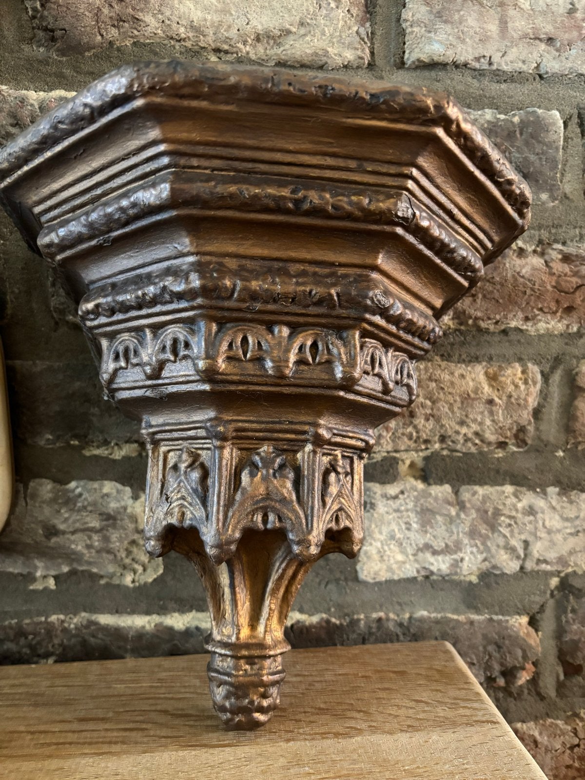 Decoratieve Gotische Console Plank, Ophalen