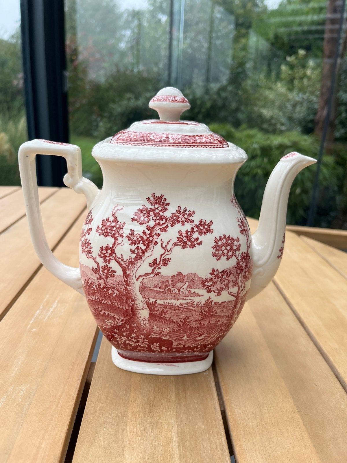 Villeroy & Boch Rusticana Theepot - Rood/Wit, Ophalen