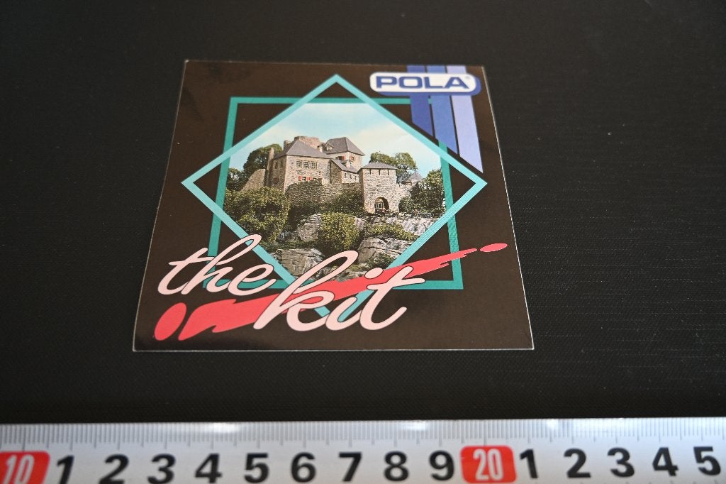 sticker modelbouw POLA the kit - kasteel, Ophalen of Verzenden, Zo goed als nieuw