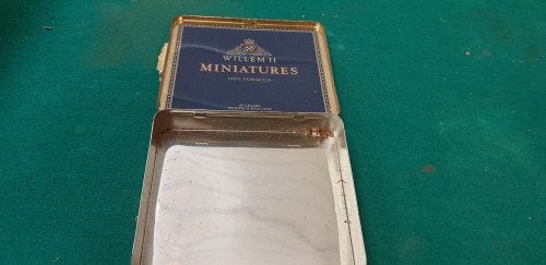 sigarenblik willem II miniatures, Verzamelen, Blikken, Ophalen of Verzenden