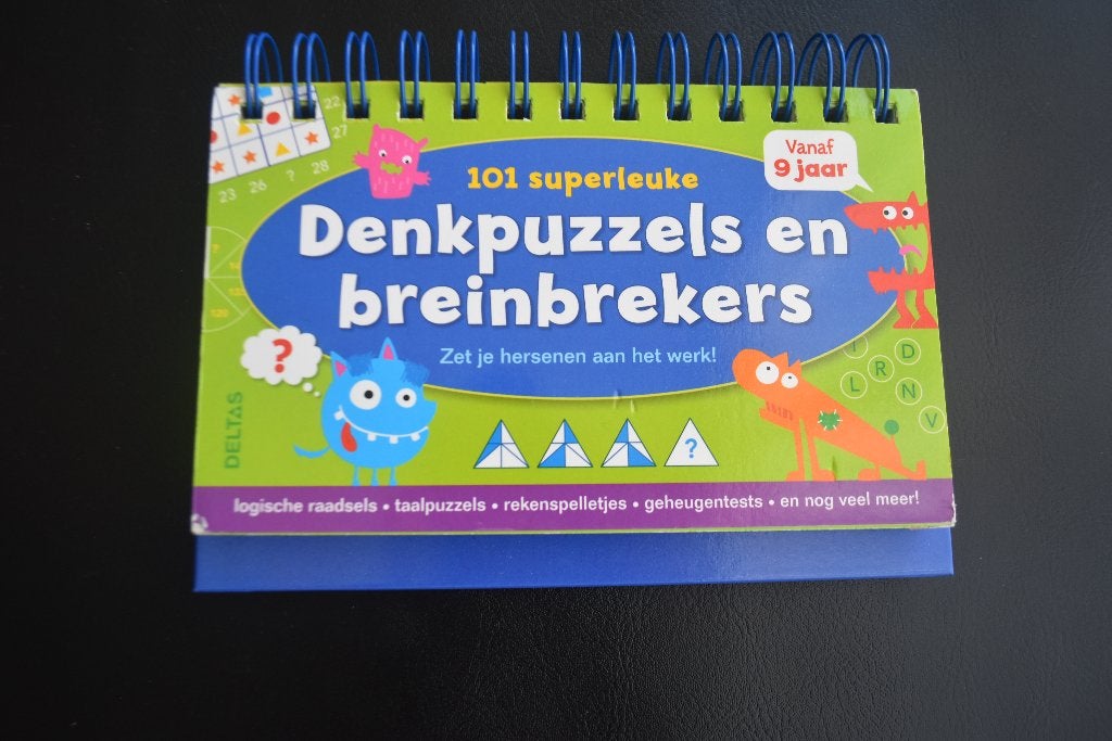 101 SUPERLEUKE DENKPUZZELS EN BREINBREKERS, Ophalen of Verzenden, Minder dan 500 stukjes, Gebruikt, Puzzelboek