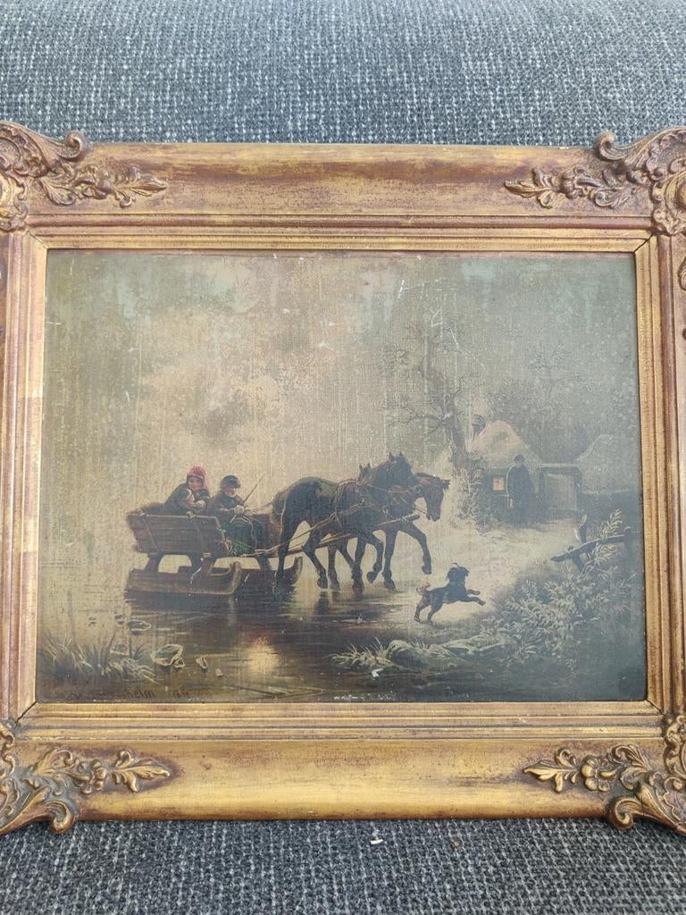 schilderijen,W MEYERHEIM EN MEER zie FOTO'S / BESCHRIJVING, Antiek en Kunst, Ophalen of Verzenden