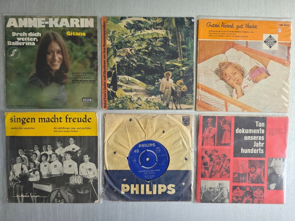 6 Singles Deutschland / Duits, Ophalen of Verzenden, Gebruikt, 7 inch