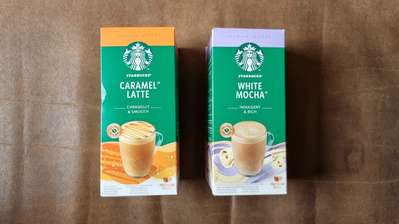 Starbucks Instant Koffie: Caramel Latte & White Mocha, Diversen, Levensmiddelen, Ophalen