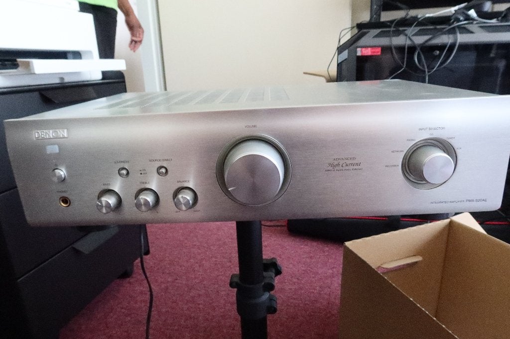 Versterker Denon met luidsprekers Canton, Ophalen, Denon, Zo goed als nieuw, 60 tot 120 watt
