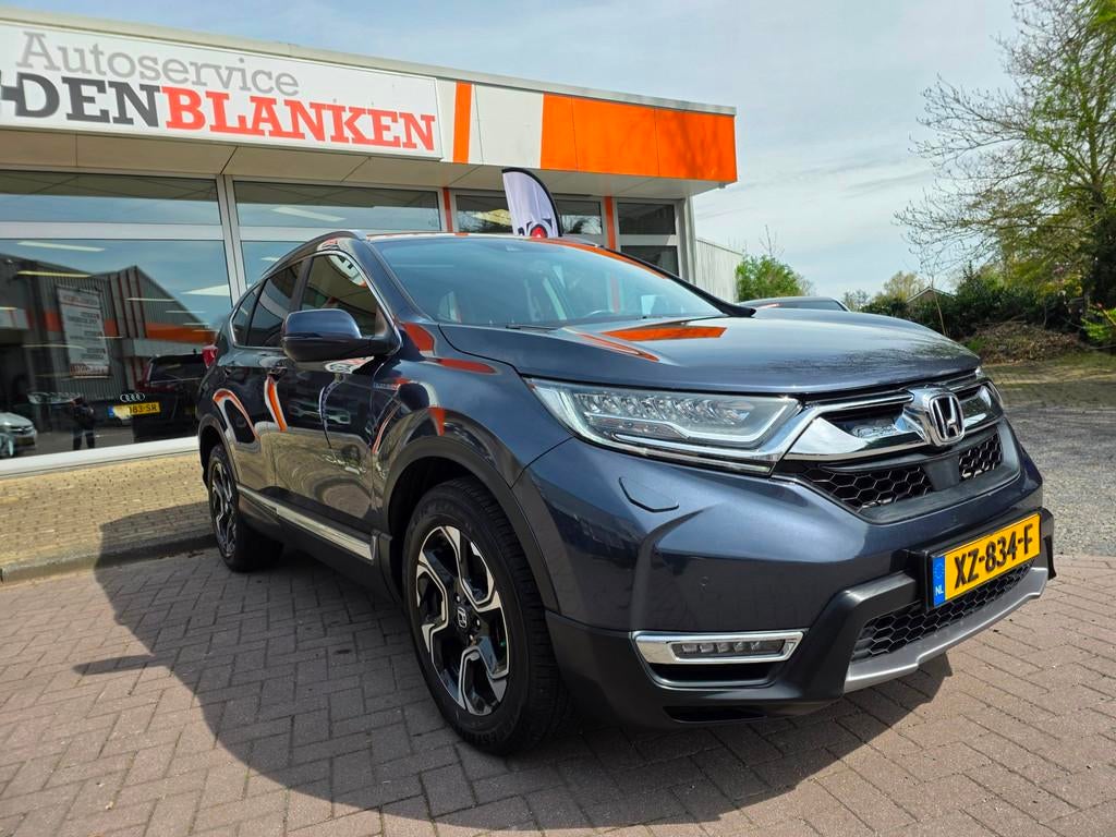 Honda CR-V 2.0 Hybrid AWD Executive BJ.2019 / Panodak / Navi, Auto's, Honda, Lichtsensor, Blauw, Bedrijf, Vierwielaandrijving