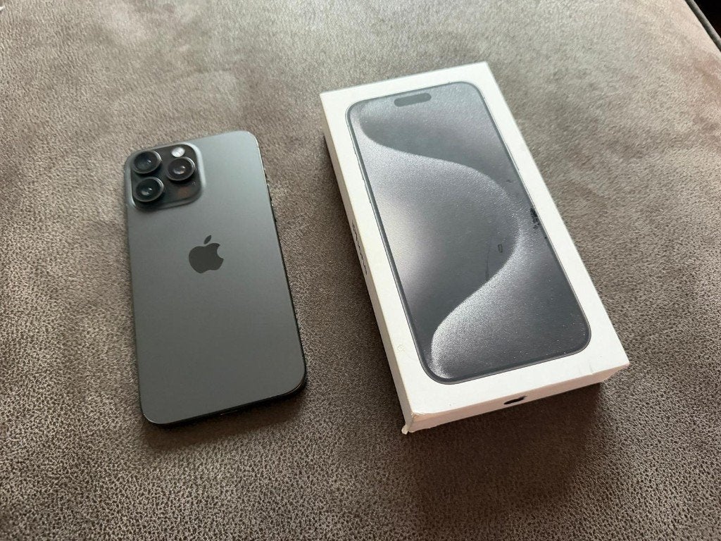 iPhone 15 pro max 256 GB Zwart, Telecommunicatie, Zwart, IPhone 15 Pro Max, Zo goed als nieuw, Zonder simlock