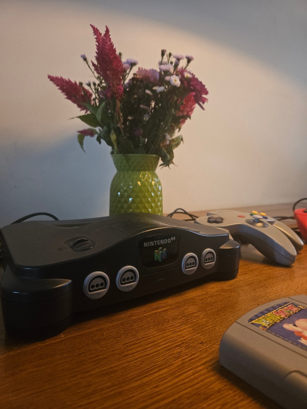 Nintendo 64 met 2 controllers en 6 spellen, Spelcomputers en Games, Ophalen, Gebruikt, Met 2 controllers, Met games