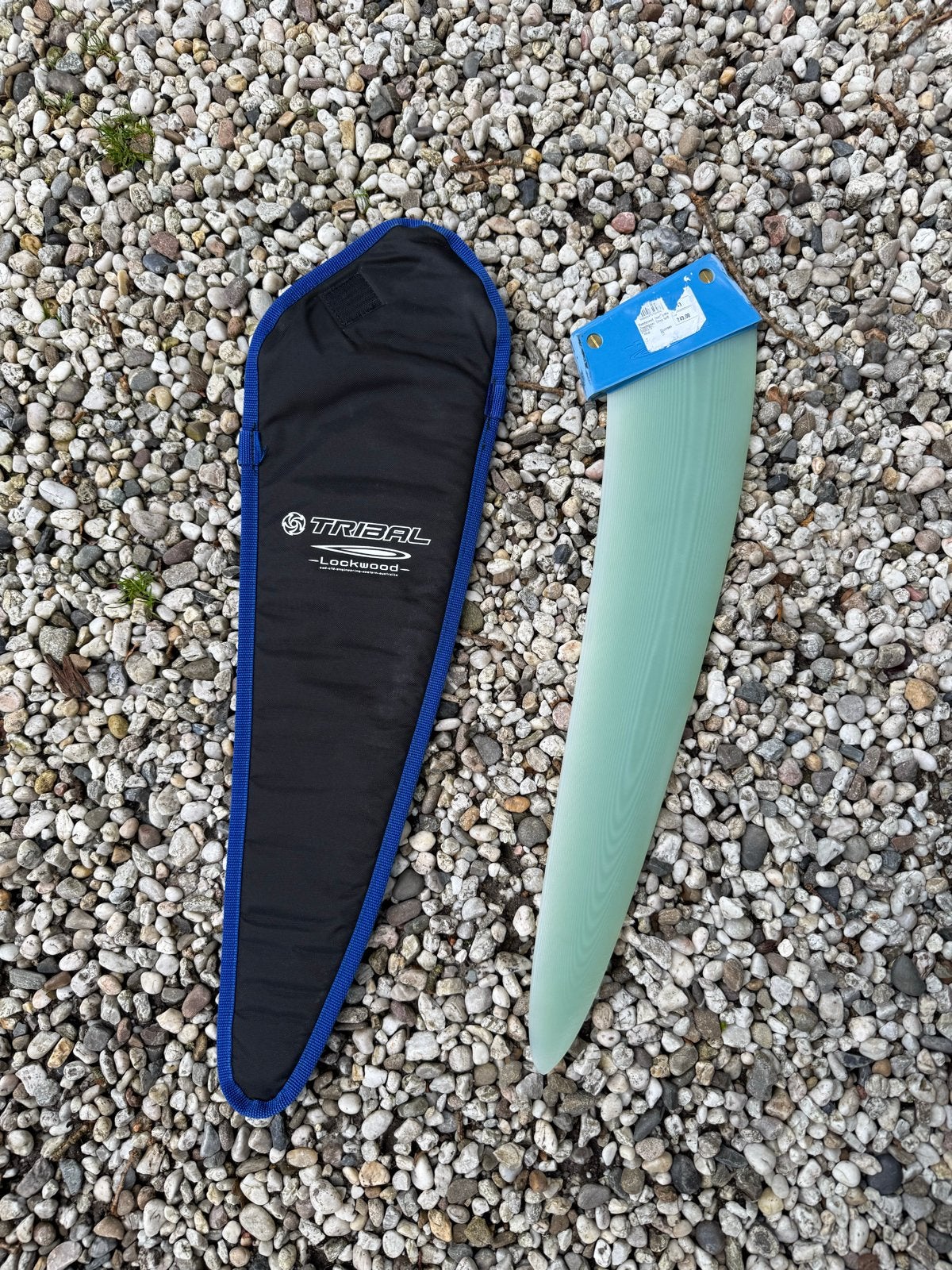 Tribal Weedspeed Deep Tuttle Vin 43 cm 1 x gebruikt, Watersport en Boten, Overige merken, Met draagtas, Vin, Ophalen of Verzenden