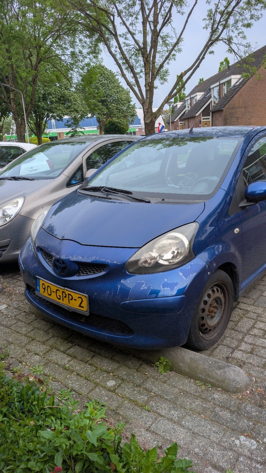 Toyota aygo te koop, Auto's, Toyota, Voorwielaandrijving, 40 €/maand, 4 cilinders, Zwart
