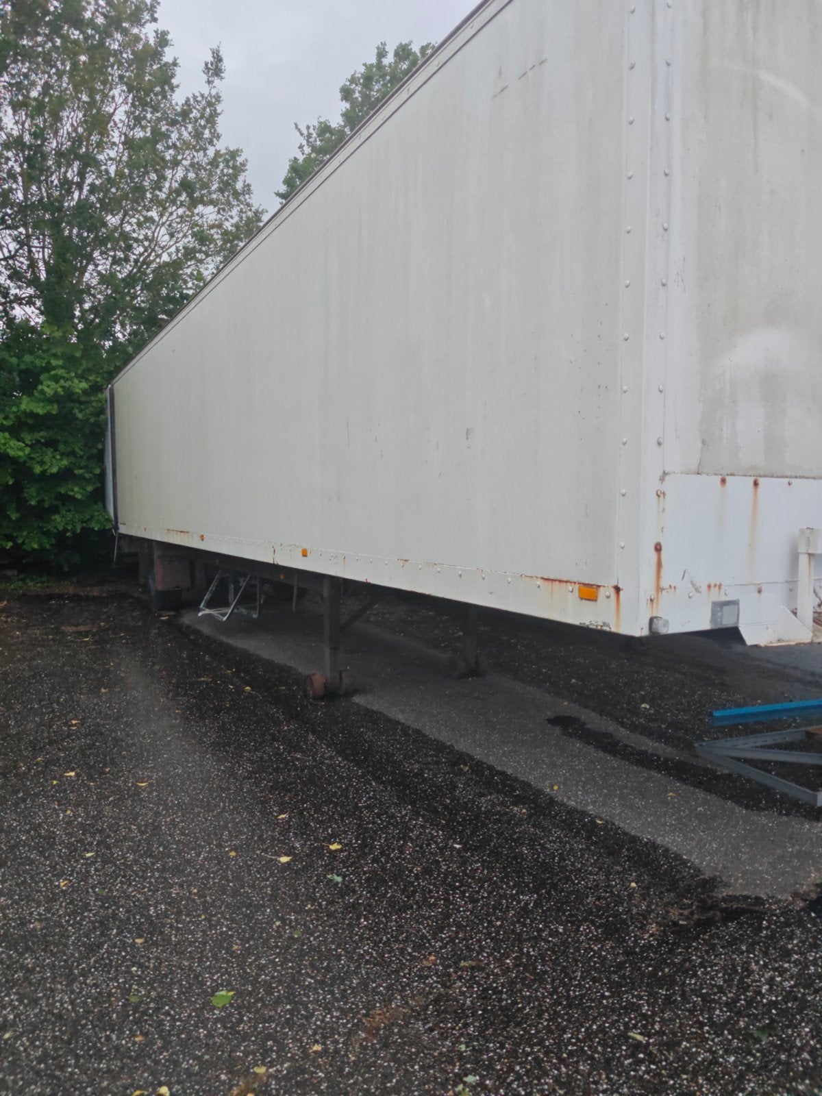 Oplegger enkel asser met landbouw kenteken, Auto's, Vrachtwagens, Bedrijf, Te koop