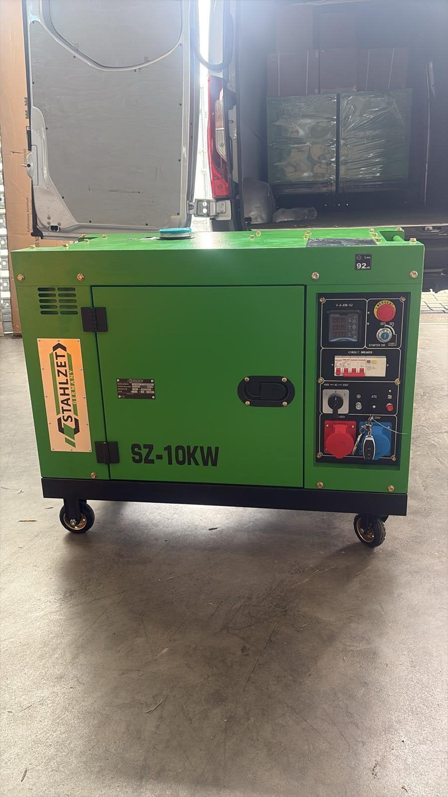 STAHLZET SW-10KW DIESELGENERATOR – 10 kVA, Ophalen, Nieuw, 10 tot 30 kVA, Elektrisch startend