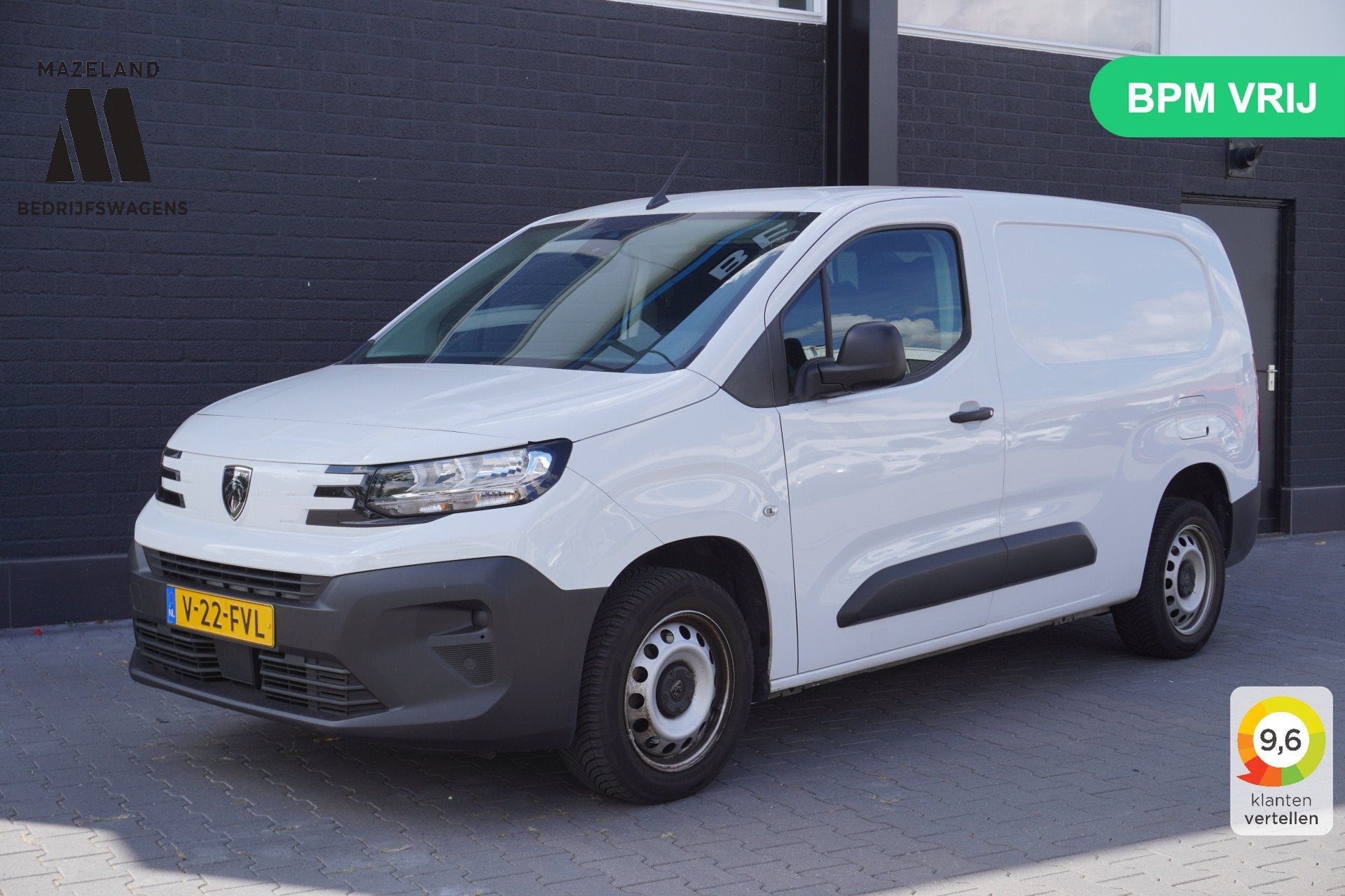 Peugeot Partner 1.5 BlueHDi 102PK L2 EURO 6 - Airco - Cruise, Voorwielaandrijving, Stof, 4 cilinders, Bedrijf