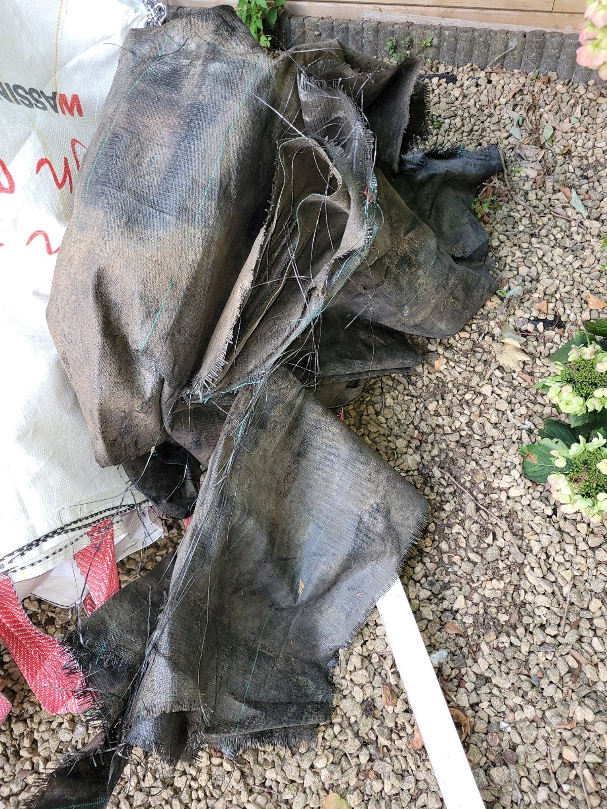 Gratis Gebruikt worteldoek / anti-worteldoek, Ophalen, 20 m² of meer
