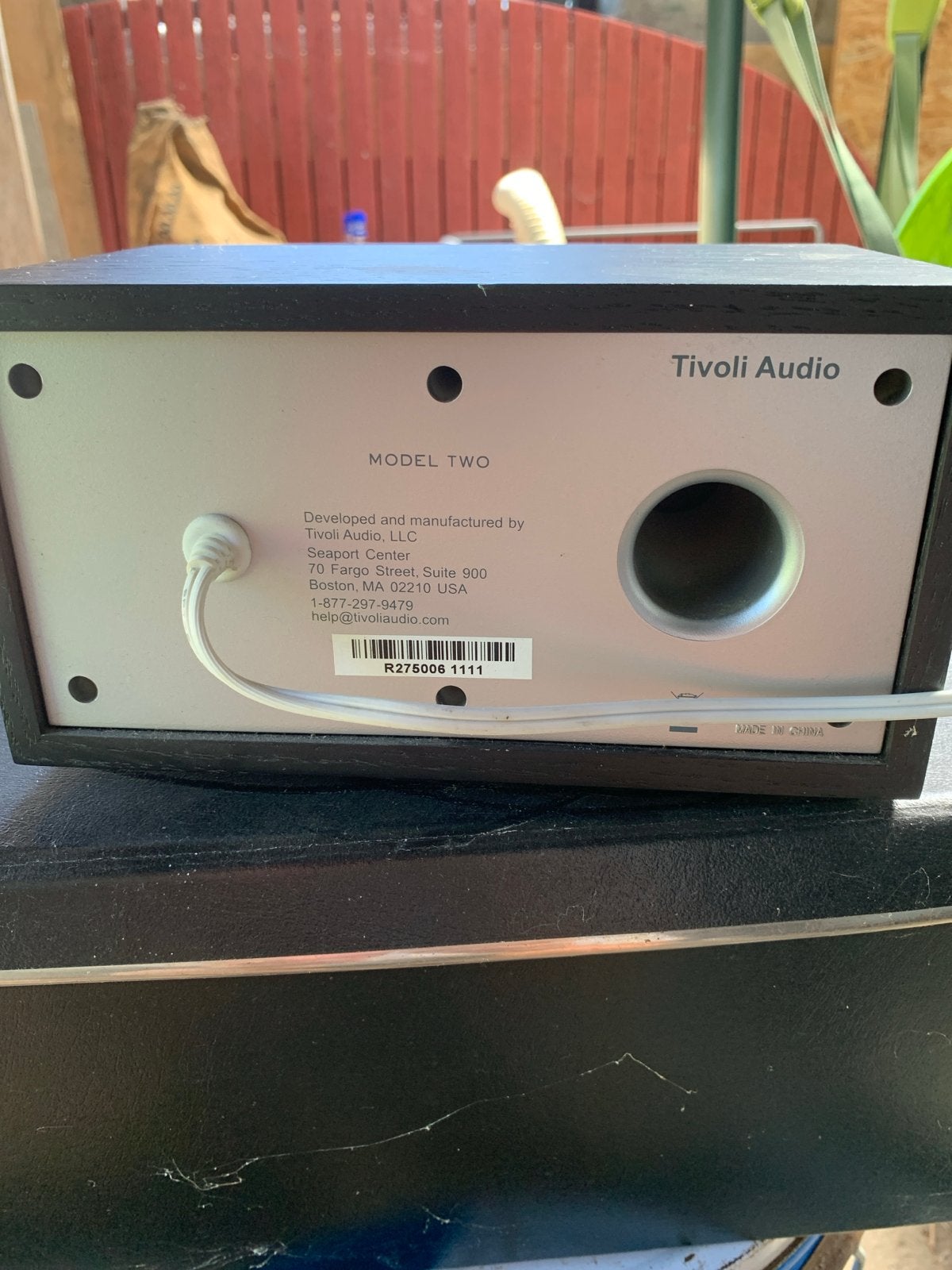 Tivoli Audio Model Two Stereo Speaker - Zwart/Zilver, Stereo speakers, Gebruikt, Minder dan 60 watt, Ophalen