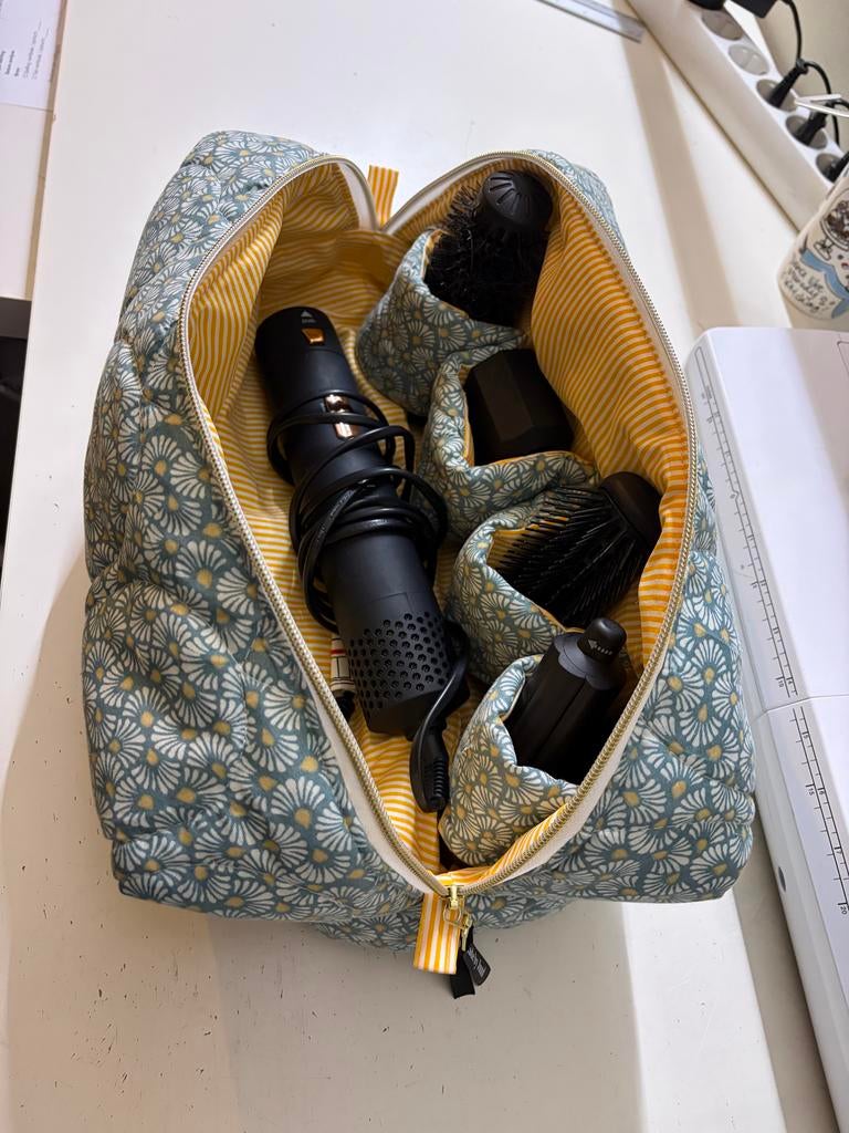 Handgemaakte Dyson Airwrap travel bag, Ophalen of Verzenden, Nieuw, Groen, Dame