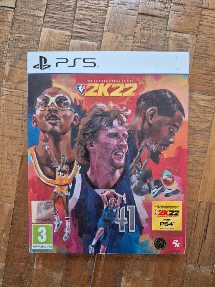 ZELDZAAM NBA 2K22 75th Anniversary Edition PS5, Ophalen of Verzenden, Zo goed als nieuw