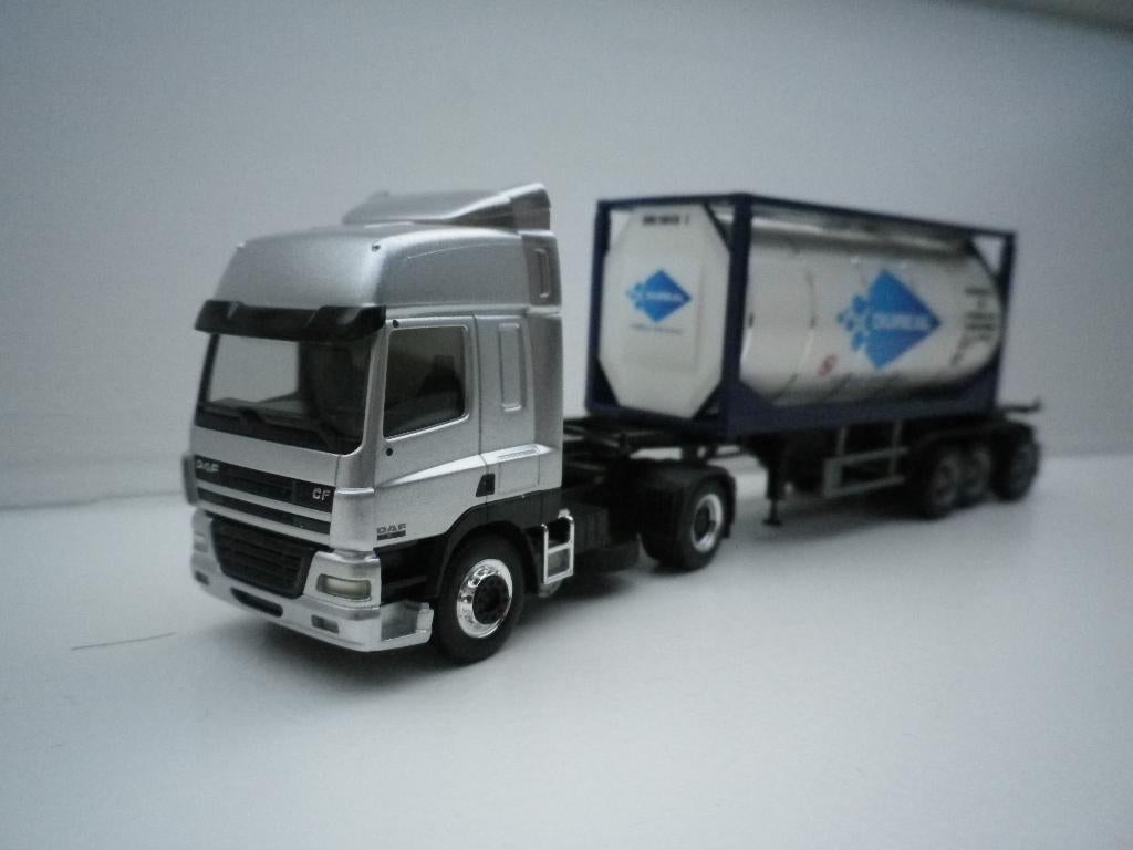 Herpa Daf CF Swap container Dureal ad blue. Nieuw, Ophalen of Verzenden, Nieuw, Bus of Vrachtwagen, Herpa