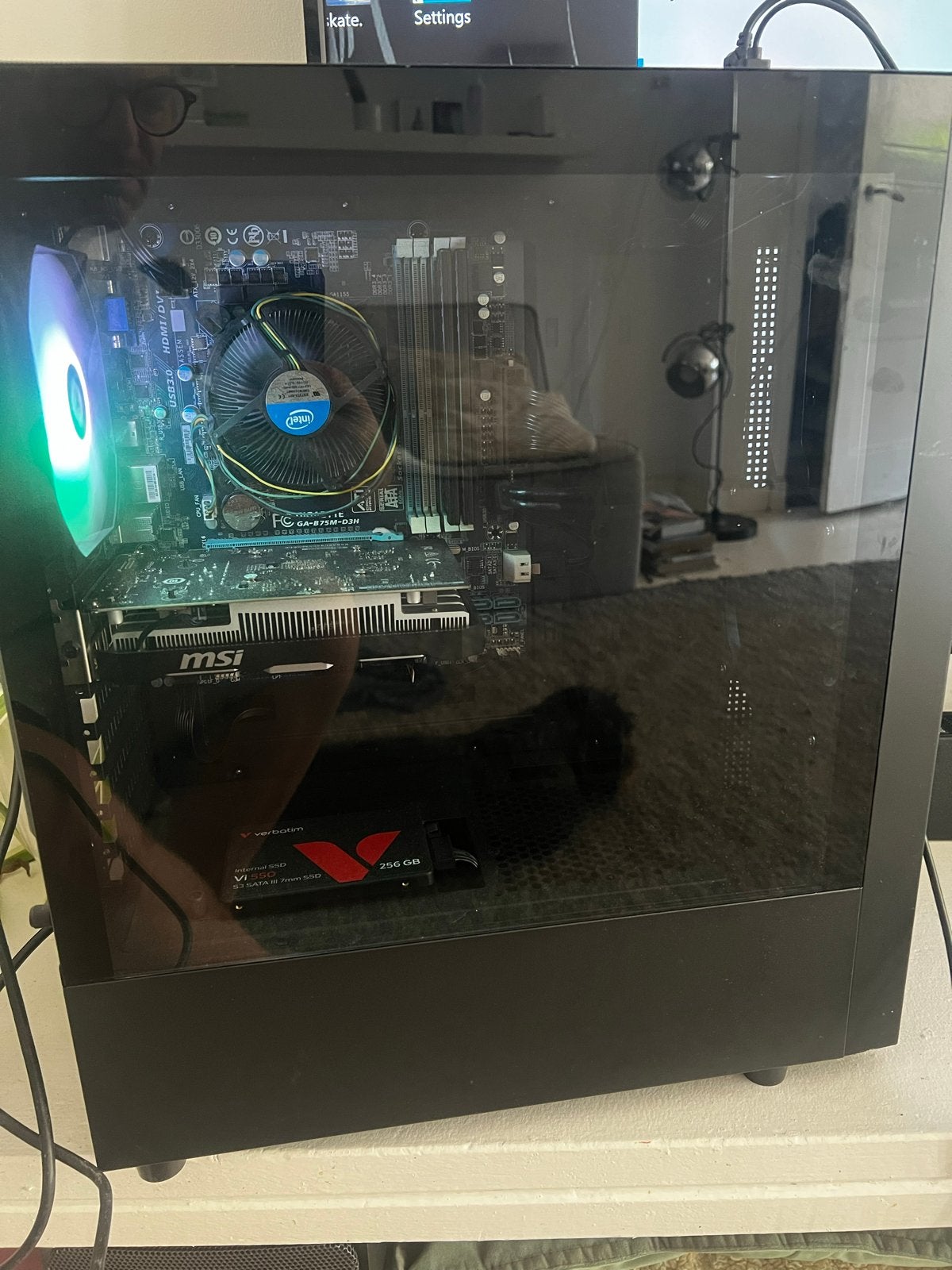 i7 gaming PC – GTX 1650 4GB – 16GB RAM – 256GB SSD + 1TB HDD, Ophalen, HDD, 8 GB, Zo goed als nieuw